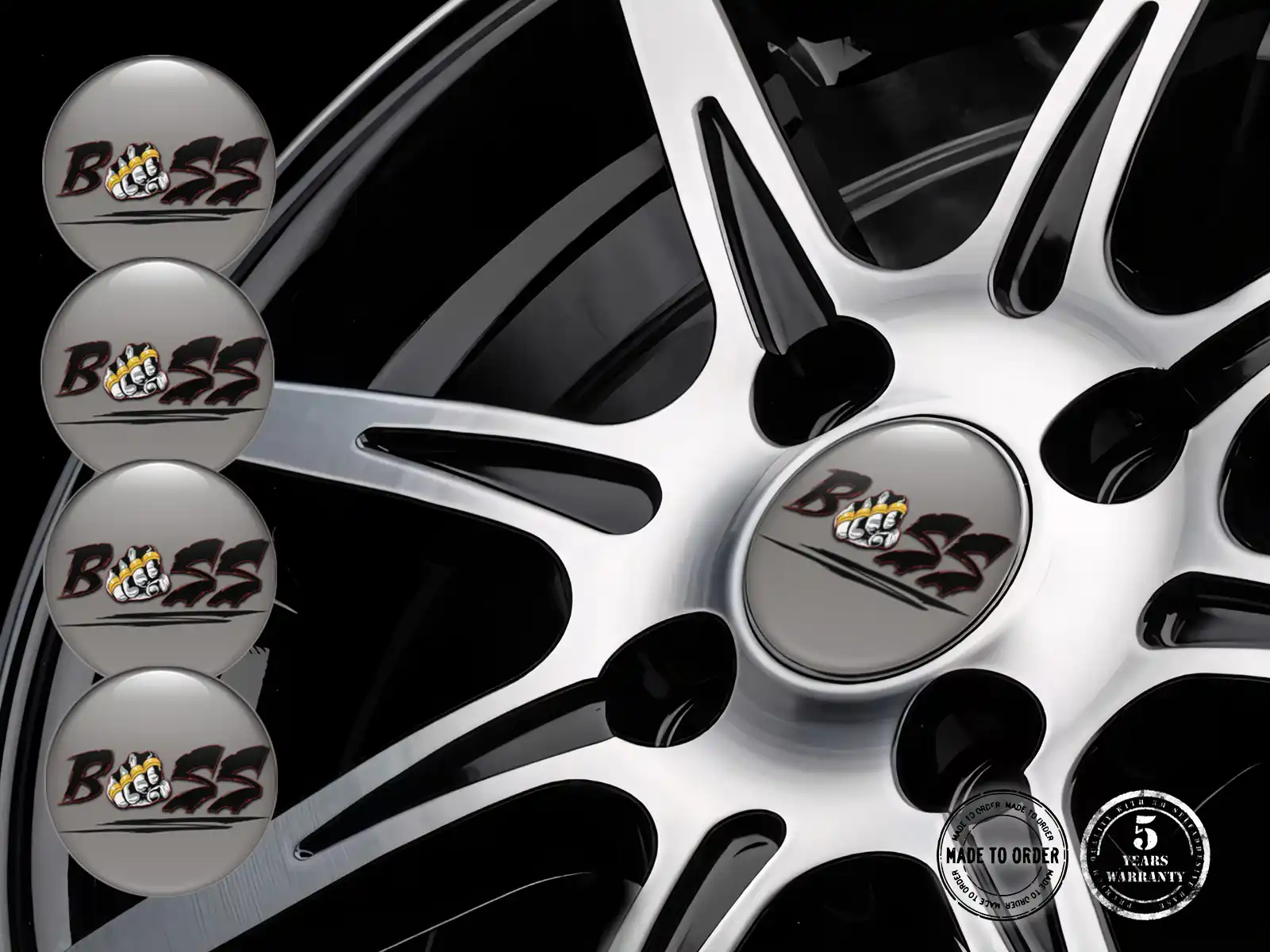 Domed emblem Premium Look Sleek Labels for Vehicles